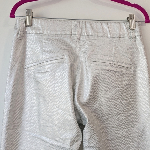 Bevy Flog Nansi Pants In Silver Python - Picture 6 of 9
